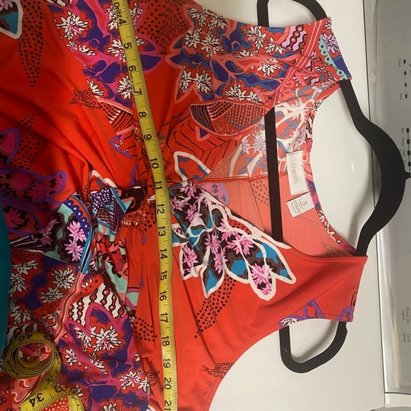 Chico’s Hailey Handkerchief Hem Dress - Picture 2 of 7